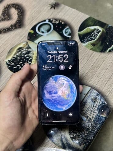 qara ekran şəkilləri: IPhone X, 64 GB, Space Gray, Simsiz şarj — 3