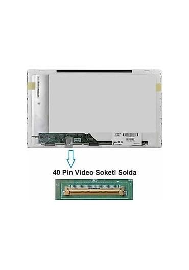 nod 8: LED HD Display - 15.6 noutbuk ekranı, 40 pin - Ekran tipi: 15.6 düym — 2