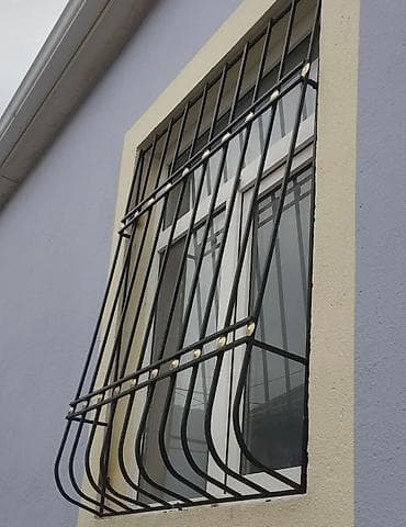taxta pencere: Dəmir pəncərə barmaqlıqları – fərqli dizaynlarda hazırlanmış dekorativ — 5