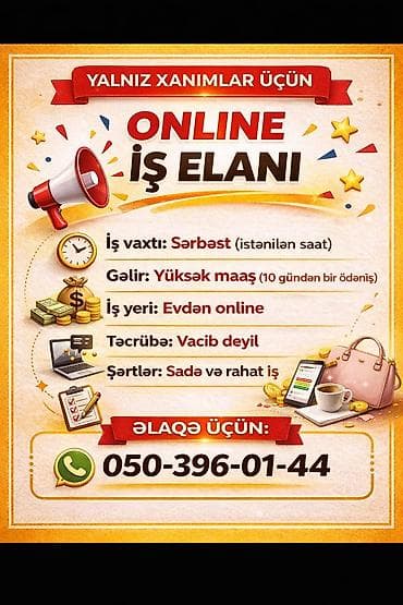 idman muəllimi vakansiya: Yalnız xanımlar üçün online iş elanıdır. - İş vaxtı: Sərbəst — 1