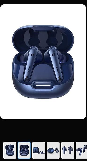 mp 3 player: Yeni Simsiz (Bluetooth) Qulaqcıqlar, Anker, rəng - Mavi — 2