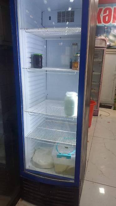 vitrini: Şaquli vitrin soyuducu dəsti 500 azin - Şüşə qapılı, vitrin tipli — 2