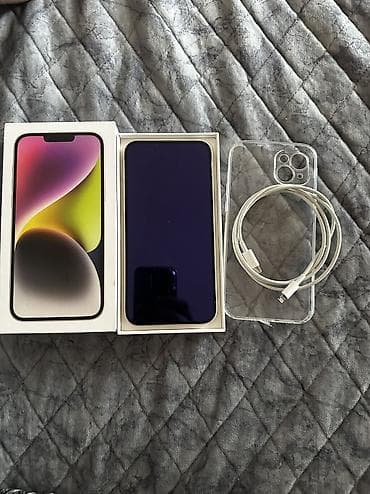 2 ci el komputer: IPhone 14 Plus, 256 GB, White Titanium, Face ID, Sənədlərlə, Zəmanət — 3