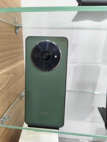 şabran telfon: Redmi smartfon - Rəng: yaşıl (mat/teksturalı arxa panel) - Dairəvi — 1