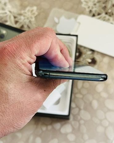 iphone 12 pro 2 ci el: IPhone 11 Pro Max, 64 GB, Matte Midnight Green, Simsiz şarj, Face ID, Sənədlərlə — 5