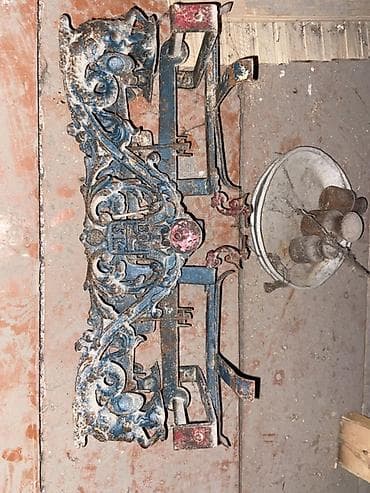 Antik mexaniki tərəzi – tökmə dəmirdən, ikili qollu konstruktor — 3