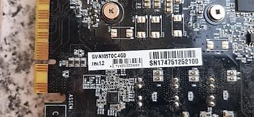 komputer ekran kartı: Videokart Gigabyte GTX 1050 Ti 4GB GDDR5 128bit (Əlavə pin tələb — 3