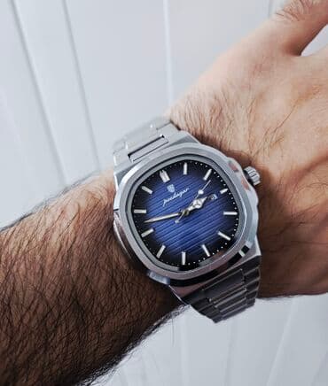 ziyafət geyimi: Qol saatı, rəng - Mavi — 2