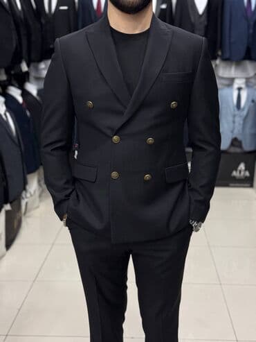 personaj geyimi: Kişi kostyum dəsti - Stil: Klassik, dar kəsim (slim fit) iki düyməli — 6