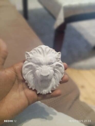 alçivan fiqurları: Fiqur, Gips, rəng - Ağ — 3