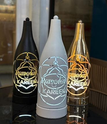 hediyye kuponu: Ramazan mövzusunda dekorativ LED işıqlı lampa Ramazana özəl stol üstü — 3