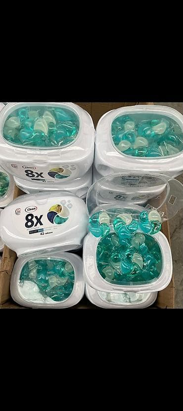 yuyucu vasitələr: Paltaryuyan üçün kapsullar – 8X təsirli, 42 ədəd Məhsulun — 4