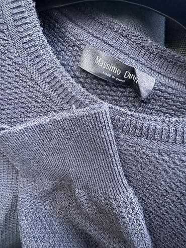 Мужской свитер, Massimo Dutti, L, цвет - Синий — 3