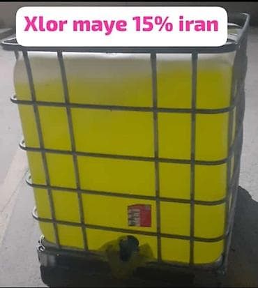 Məişət məhsulları: Xlor maye iran 15% — 4