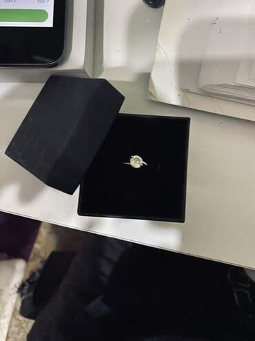 tek qaş üzüklər: Помолвочные, Кольцо, Серебро — 1