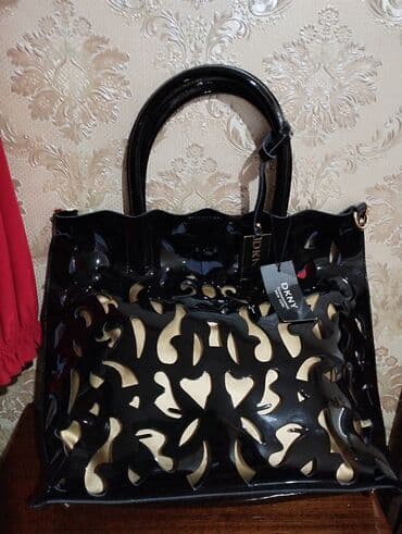 qaşlı çanta: Orijinal Donna Karan — 3