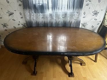pufik satisi: Qonaq masası, Açılmayan, Oval masa — 3