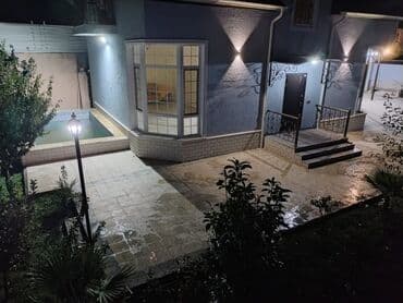 снять дачу у моря: Баку, Пос. Кюрдаханы, 190 м², 5 комнат, С бассейном, Комби, Газ, Электричество — 2