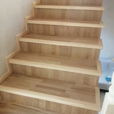 витражные окна в доме: Mebel, pilləkanı və qapıları sifarişlə yığıb yerində quraşdırirıq — 7