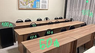 Təcili! Ofis bağlandığı üçün satılır: masa dəsti – 1 masa + 2 stul