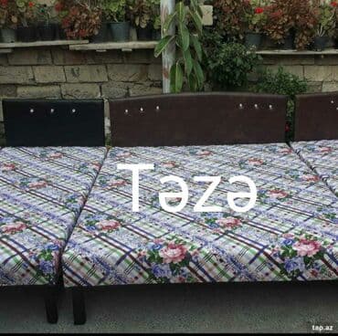 Çarpayı təzə Hazırları var Çatdırılma var 1 nəfərlik 60 manat 2