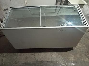 Şüşə sürgülü qapılı vitrin tipli dondurucu - Üst hissə: iki tərəfli