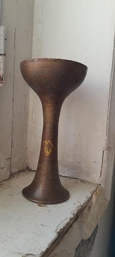 Qədəhlər, rəng - Qızılı, Metal, 1 əd
