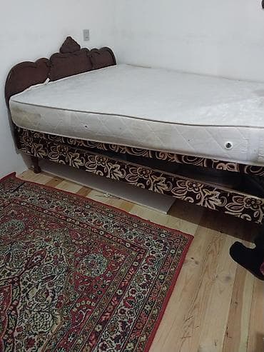 madeyra tek carpayi: İkinəfərlik çarpayı, Bazalı, Matras ilə, Siyirməsiz — 1