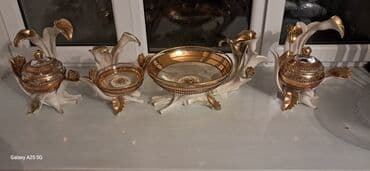 açar dest: Boşqablar, 4 ədədli dəst, rəng - Qızılı, İtaliya — 5