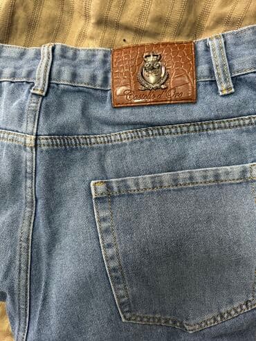 qaqa şalvarı: 32 razmer goy cins salvar. Castello d’Oro marka. Beli 39sm. S-M-L — 2