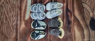 Детские электрокары: Uşaq sandaleti – mavi, firuzə və krem rənglərinin kombinasiyasında — 4