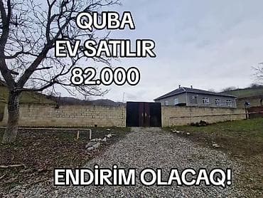 ehmedli 2 otaqli evler: Quba – həyət evi satılır. Elanın üzərində göstərilən qiymət: 82.000 — 1