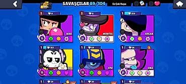 bujuteriya: Brawl Stars hesabı - Kupa yolu: 38.924 - Toplam prestij: 21 - — 8