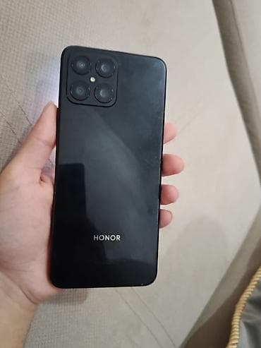 Honor X8, 128 GB, rəng - Qara, Sensor, Barmaq izi, İki sim kartlı