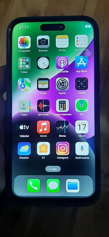 gəncə iphone: IPhone 14 Pro Max, Qara, Face ID — 5