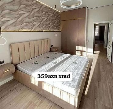 Mebel dəsti – yumşaq başlıqlı iki nəfərlik çarpayı, 2 ədəd asma tumbi