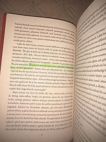 pulsuz it per page 40: Kitabın ilk 100 səhifəsi oxunub.Yalnız içindən bir cümlə markerlə — 4