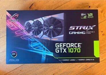 12 pro 256: Videokart Asus GeForce GTX 1070, 8 GB — 8