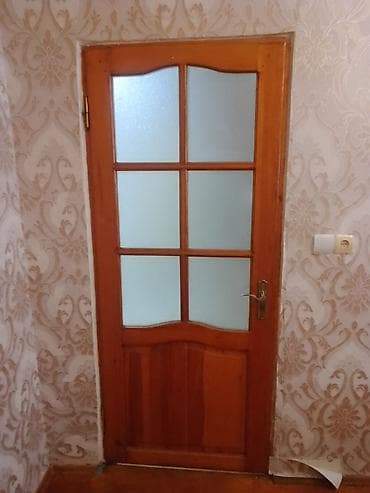 Дом и сад: Taxta şüşəli otaq qapıları - Material: təbii massiv taxta — 2