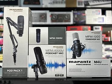 Marantz Mikrofonları 95 AZN-den başlayan qiymətləri ilə Marantz M4U -