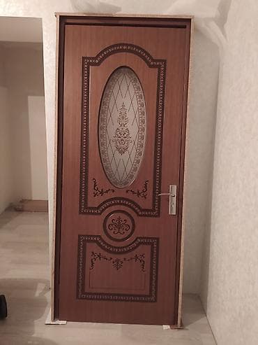 meyve agac: Daxili qapı – klassik dizayn, şüşəli model - Material: ağac — 2