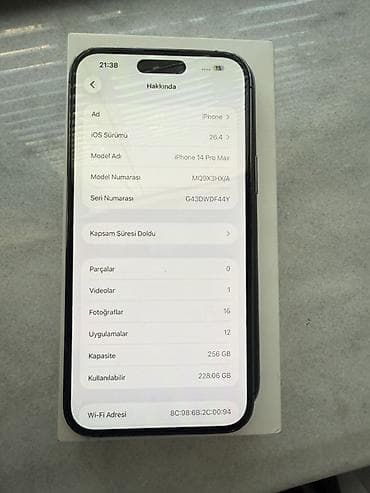 iphone kreditle: IPhone 14 Pro Max, 256 GB, Deep Purple, Face ID — 7