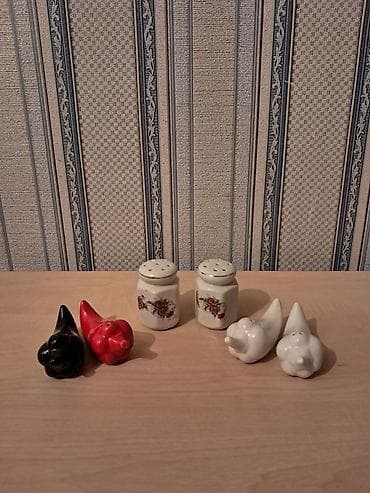 Keramika duz–istiot dəstləri - 3 müxtəlif cütlükdən ibarət lalafo.az -da Keramika duz–istiot dəstləri - 3 müxtəlif cütlükdən ibarət