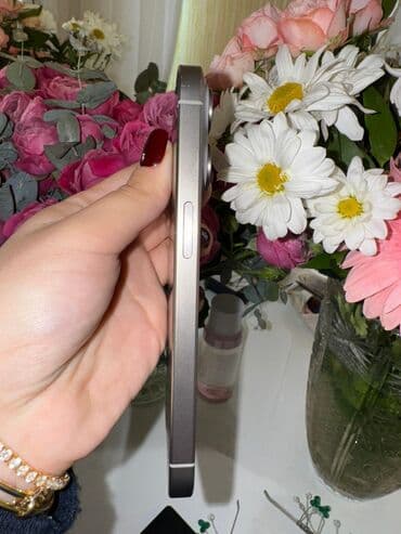 iphone 5 platasi: IPhone 15 Pro, Natural Titanium, Face ID — 6