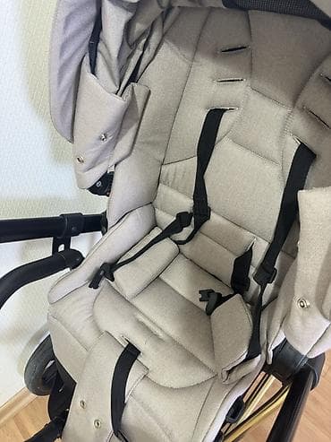 usaq xoncasi instagram: Uşaq arabası – bej rəngli, çoxfunksiyalı 2‑in‑1 komplekt happy baby — 5