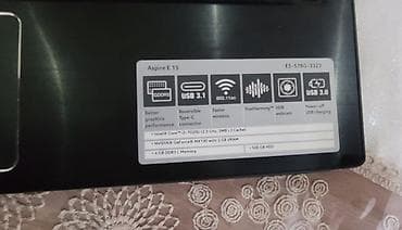 oyun klaviatura: Acer Aspire E 15 (E5-576G-3323) noutbuku — 3