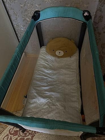 Oğlan və qız üçün, Beşik, Dəstsiz, Matras ilə, Yellənmə mexanizmsiz — 3