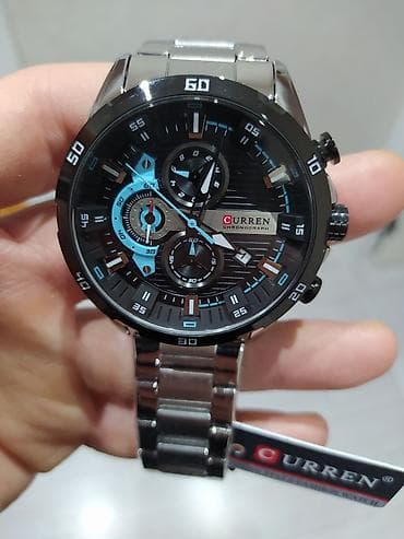 Qol saatları və aksesuarlar: Yeni, Qol saatı, Curren, rəng - Gümüşü — 1