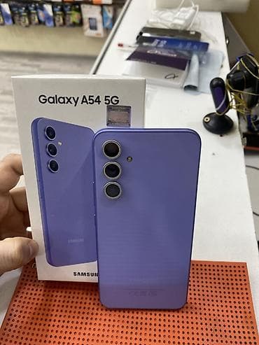 yaddas kart: Samsung Galaxy A54 5G, 256 GB, rəng - Bənövşəyi, İki sim kartlı — 1