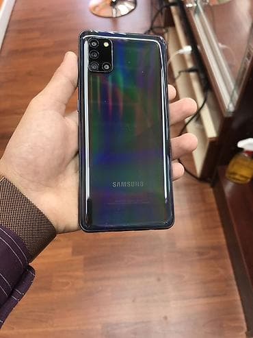 samsung s21 fe ekran: Samsung Galaxy A21S, 32 GB, rəng - Qara, Barmaq izi — 1